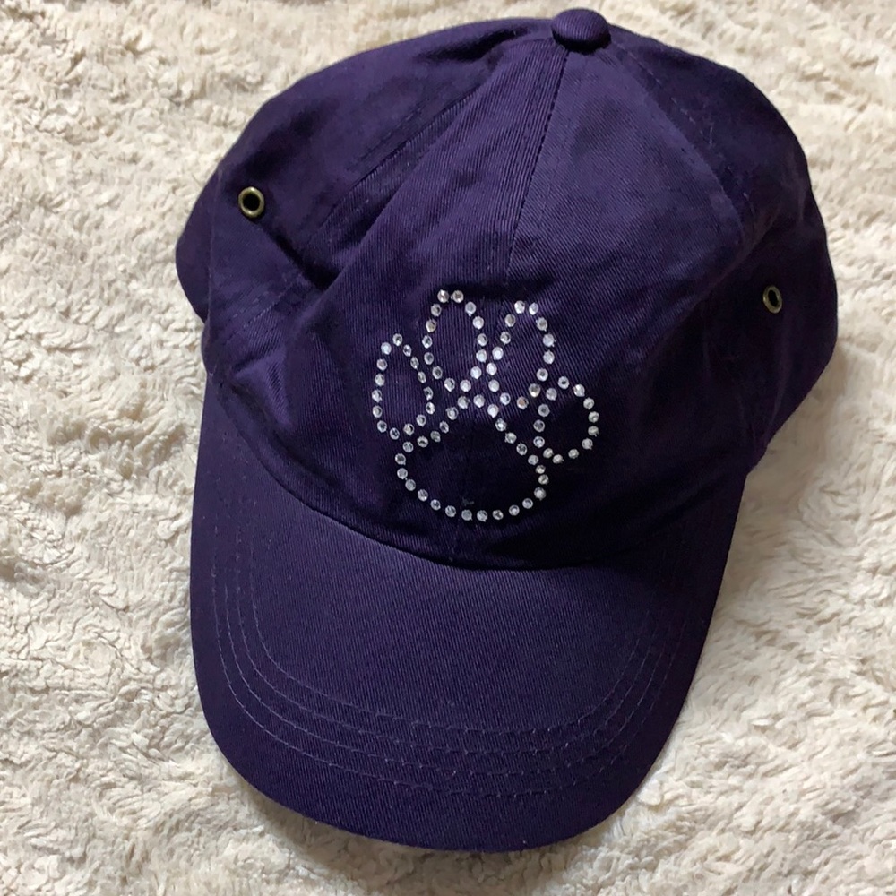 Embellished Dog paw baseball hat